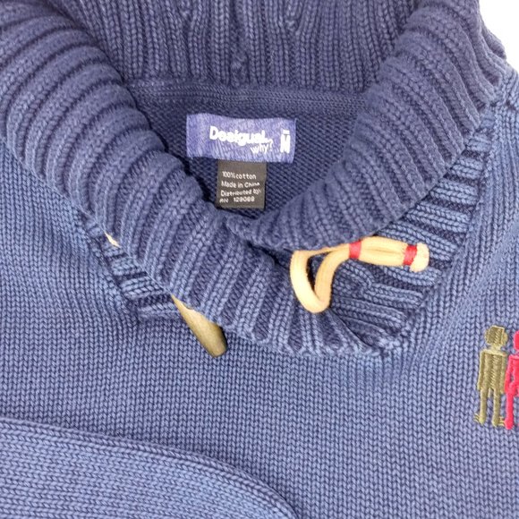 Desigual Heavy Knit 100 % Cotton Sweater - Picture 5 of 7